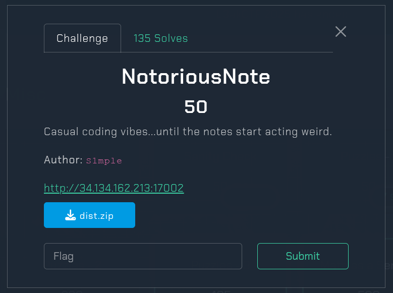 challenge description